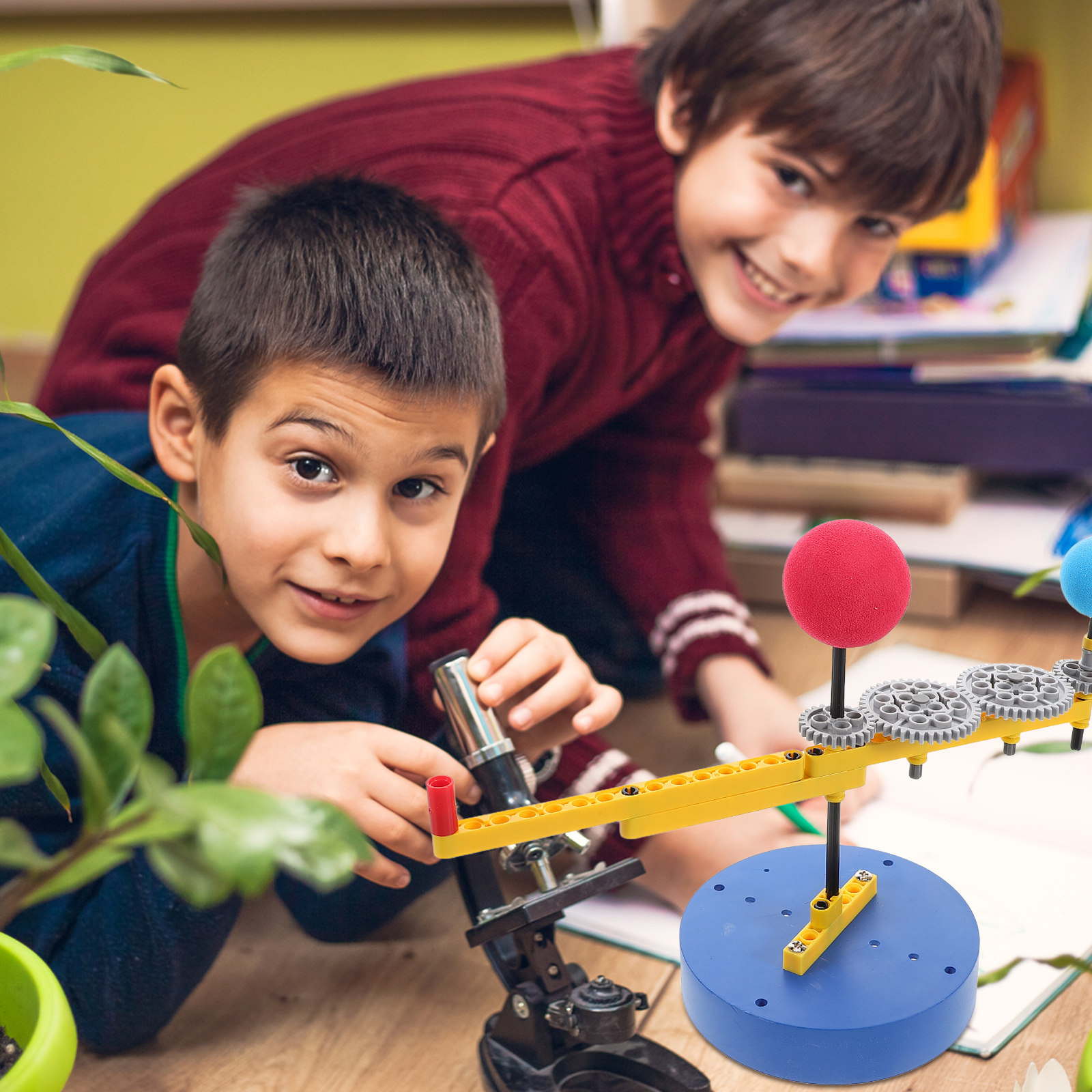 Kids Education System - Kit Científico Sol-Tierra-Luna, Sistema Solar Educativo