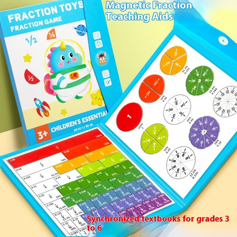 Math Manipulative Set - 1 Juego de azulejos de fracción
