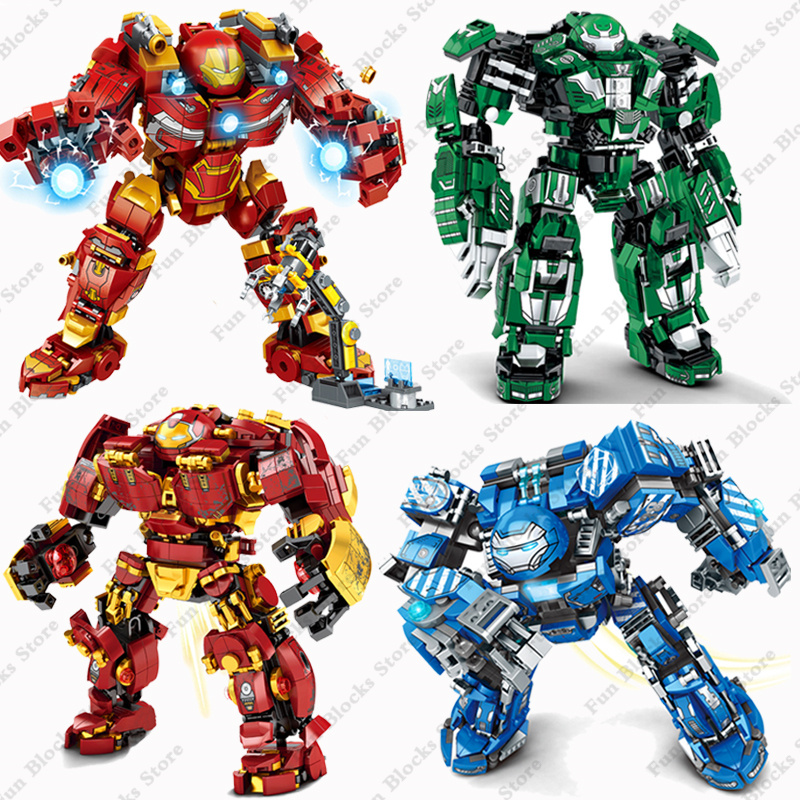Kids Education Movies - Modelo Marvel superhéroes hierro Hulkbuster máquina