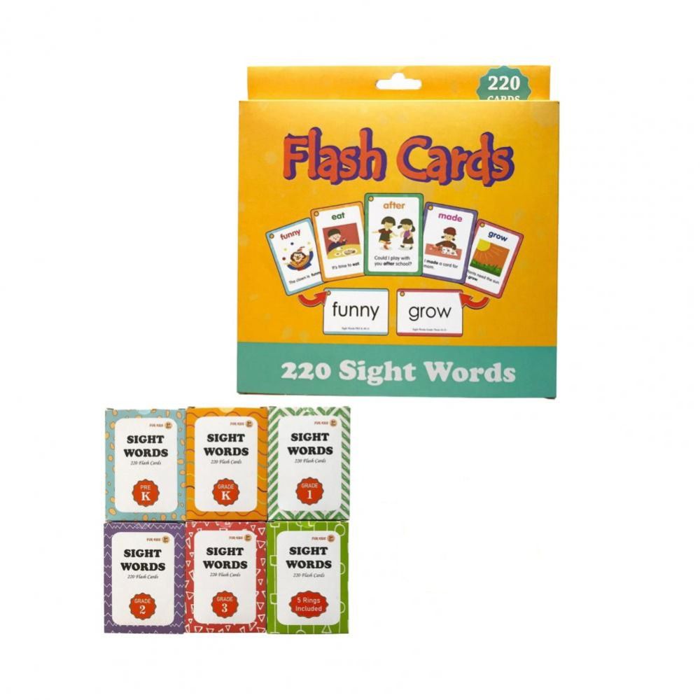 Sight Word Game - Tarjetas de Palabras Visuales de Papel,