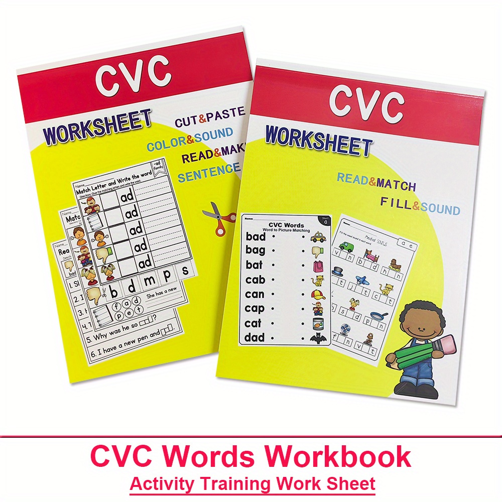 Sight Word Game - Palabras CVC, fonética, materiales de educación