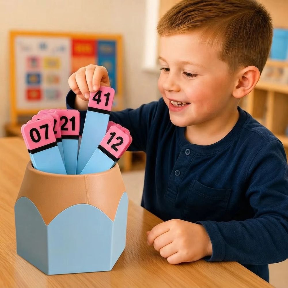 Math Manipulative Set - Tablero de conteo reutilizable, manipulativos matemáticos,