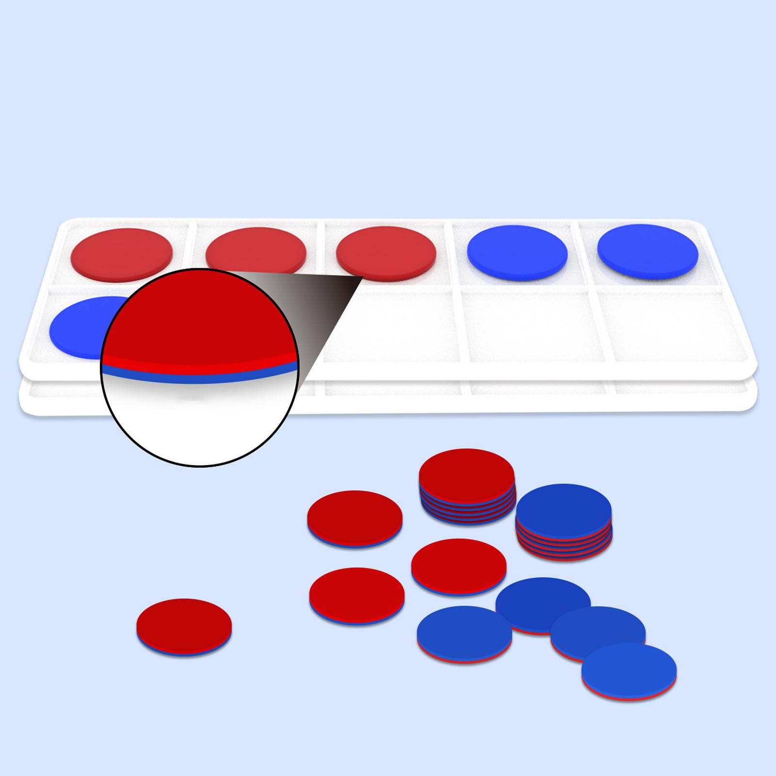Math Manipulative Set - Juego de diez contadores de plástico