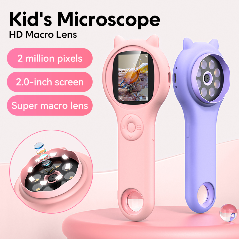 Kids Definition Of Education - Microscopio óptico para niños, 200 megapíxeles