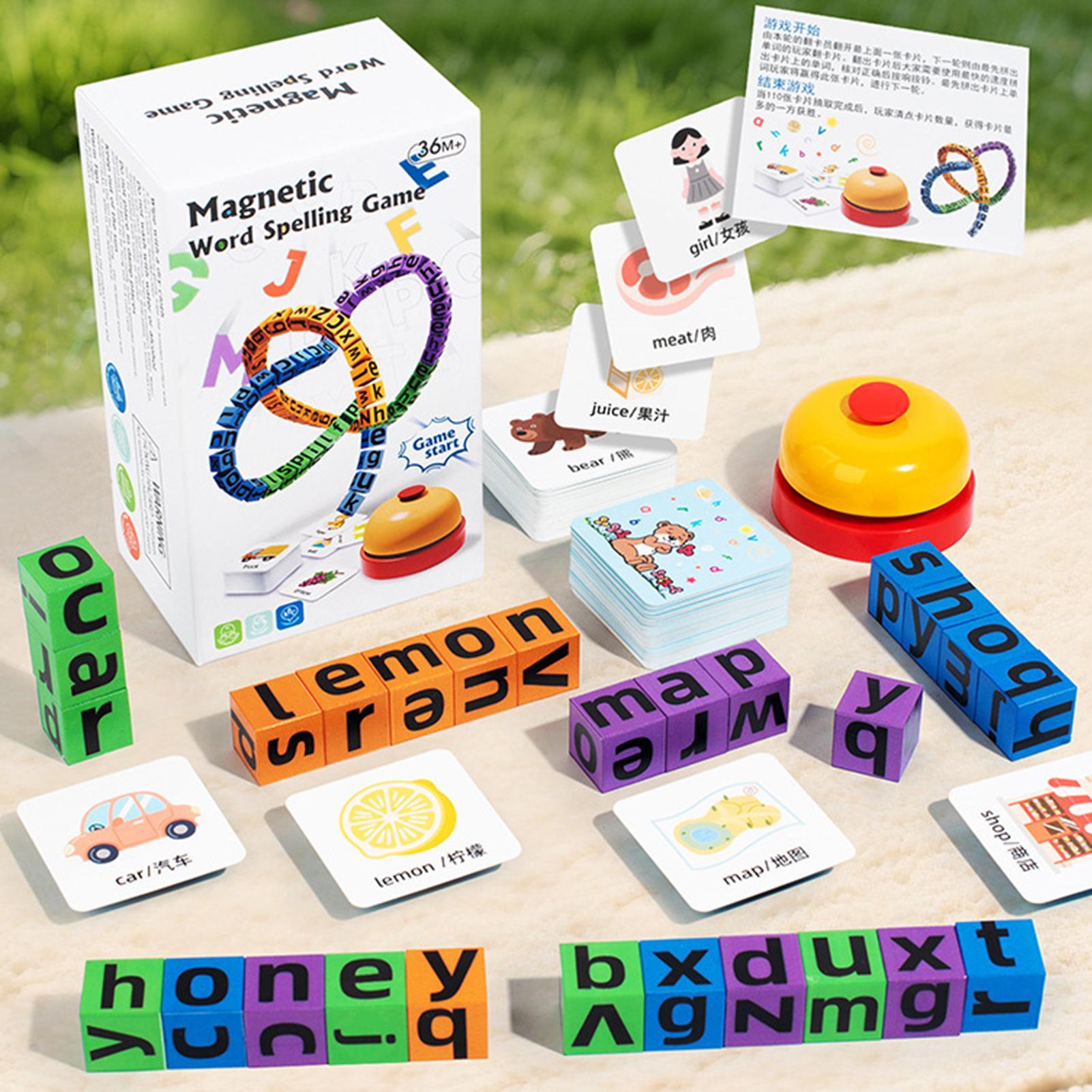 Sight Word Game - Imanes del alfabeto, juego de deletreo