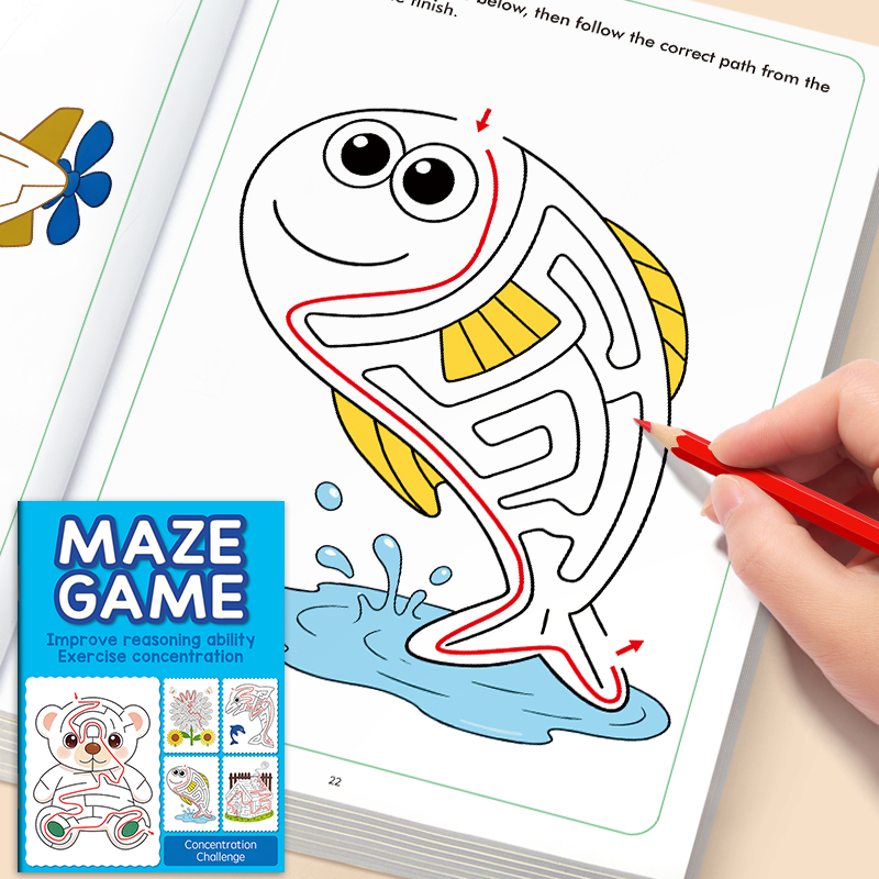 Kids Definition Of Education - Libro de dibujo Maze Fun para