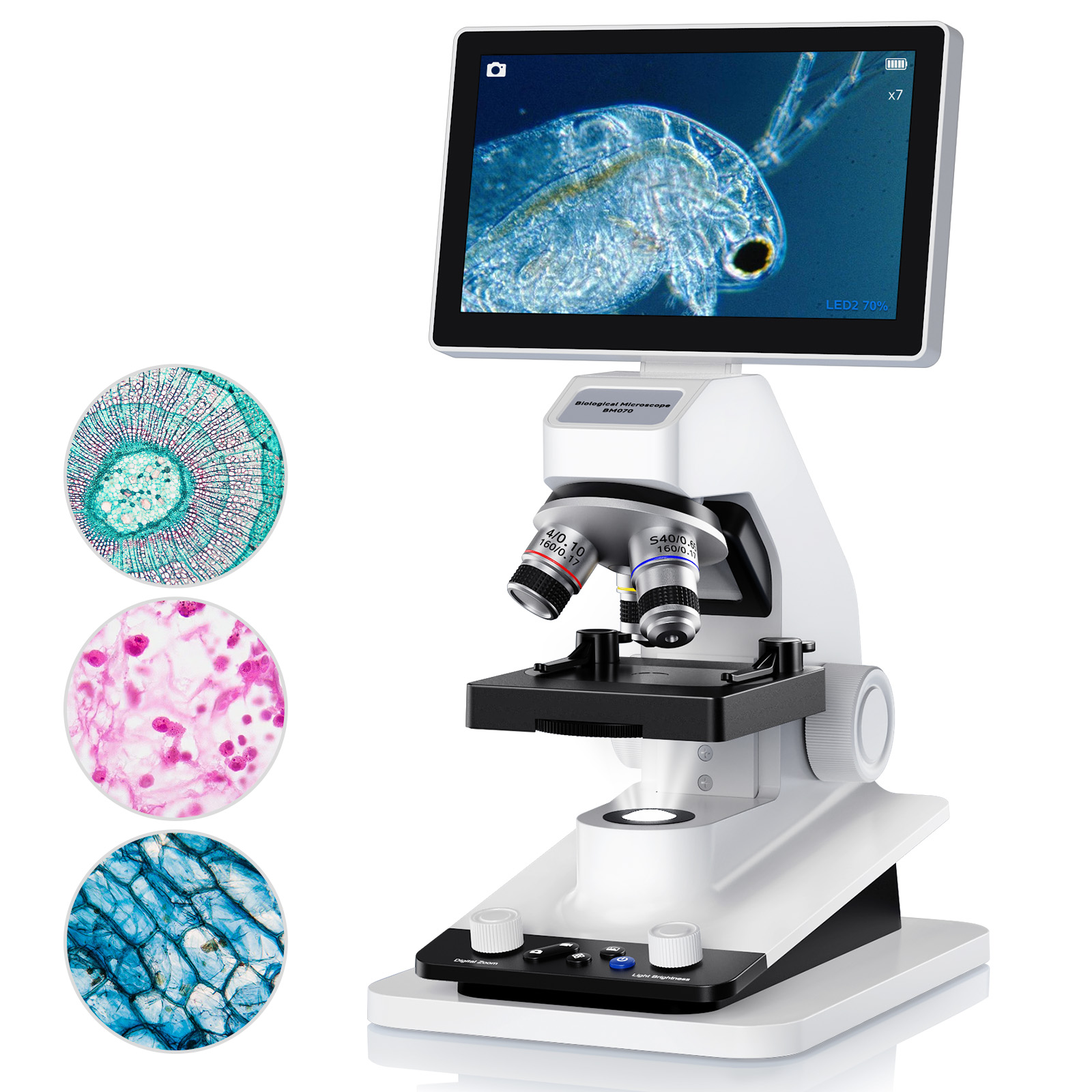 Kids Definition Of Education - Microscopio Digital de 7 Pulgadas para