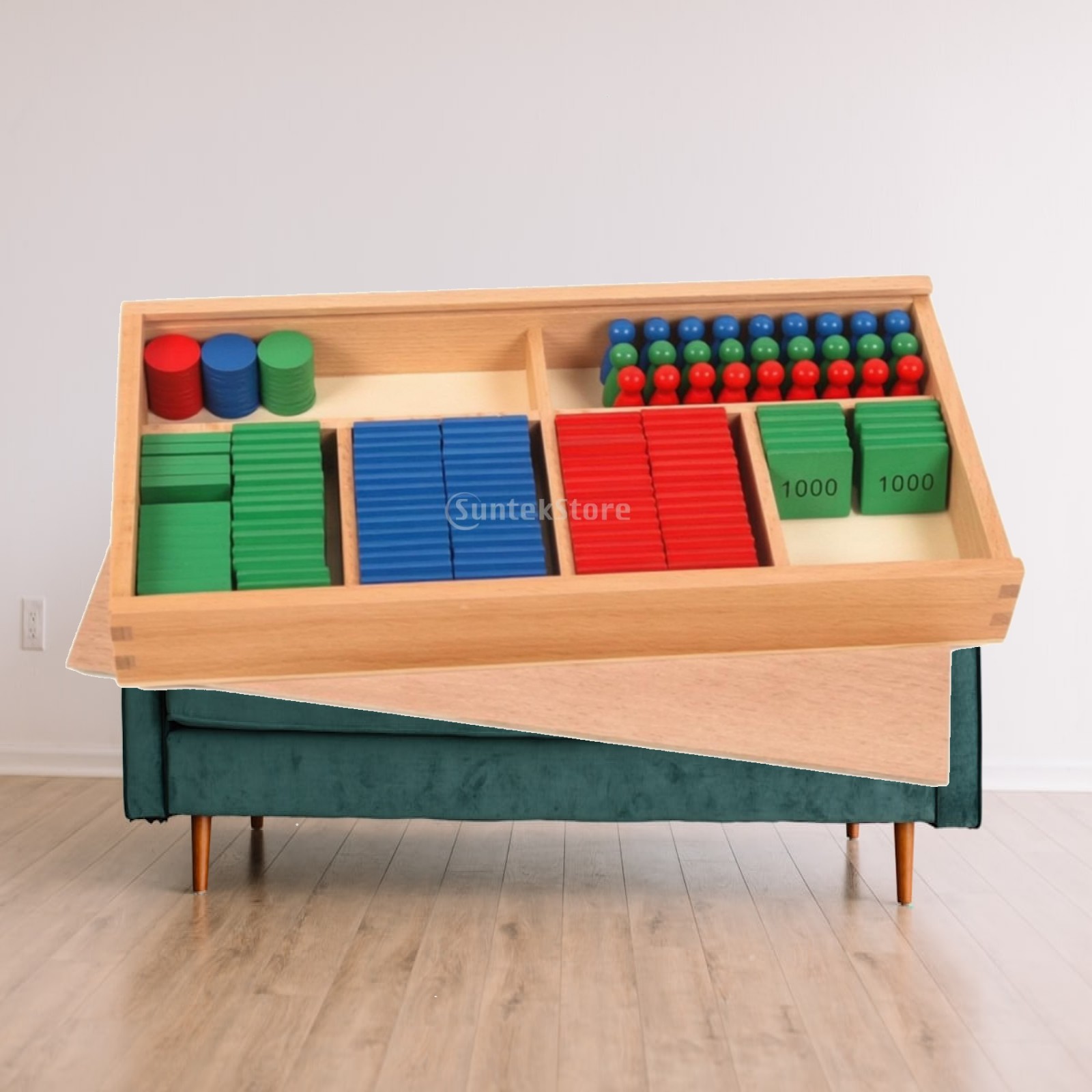 Math Manipulative Set - Bloques de Valor Posicional, Material Didáctico