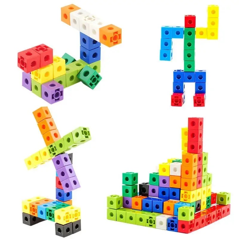 Juego de 100 Cubos de Enlace,  - Math Manipulative Set reseña y precio