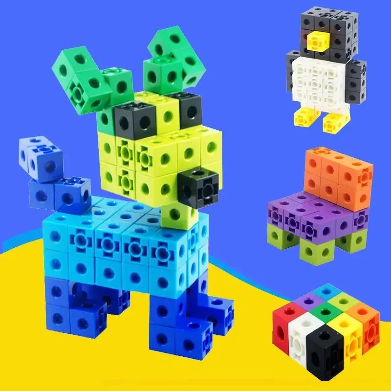 Juego de 100 Cubos de Enlace,  - Math Manipulative Set reseña y precio