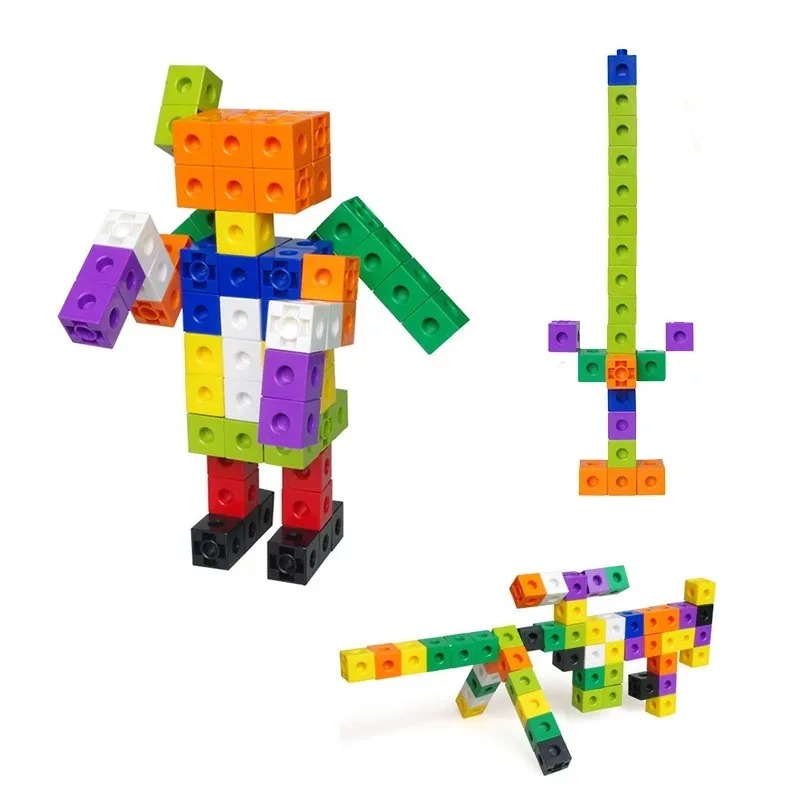 Juego de 100 Cubos de Enlace,  - Math Manipulative Set reseña y precio