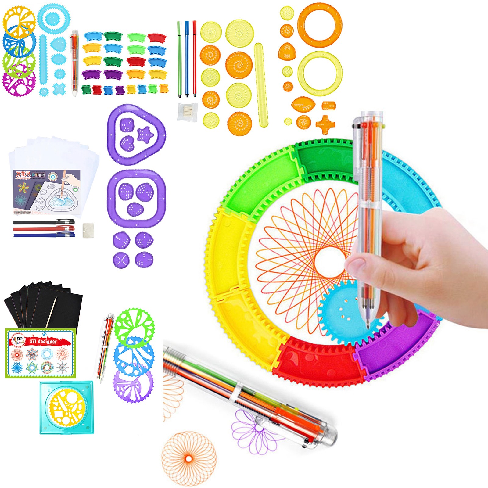 Juego de Spirografos Coloridos - Kids Education Gift reseña y precio