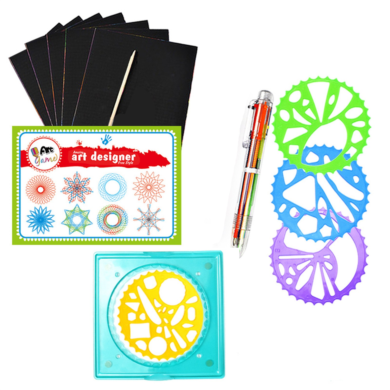 Juego de Spirografos Coloridos - Kids Education Gift reseña y precio
