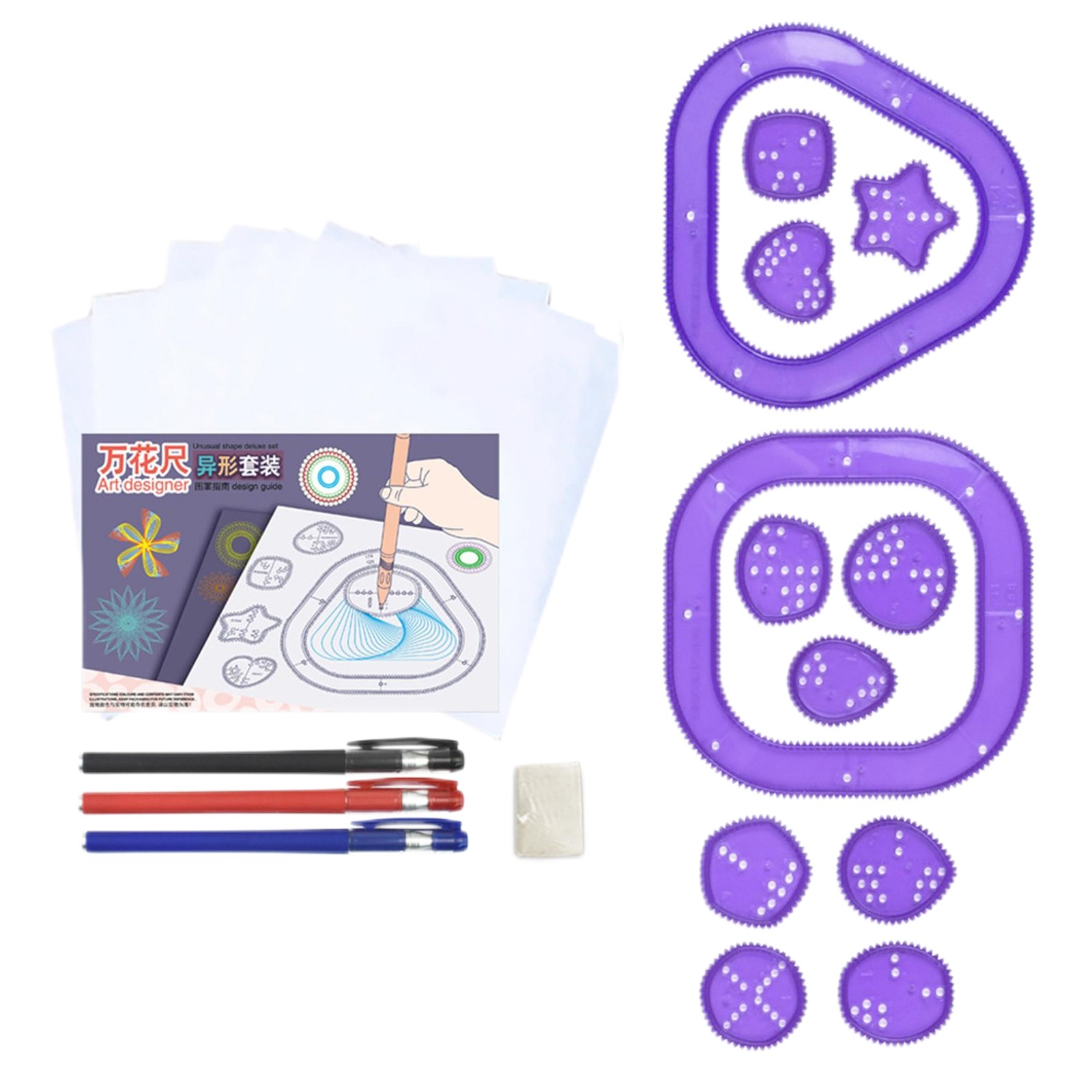 Juego de Spirografos Coloridos - Kids Education Gift reseña y precio