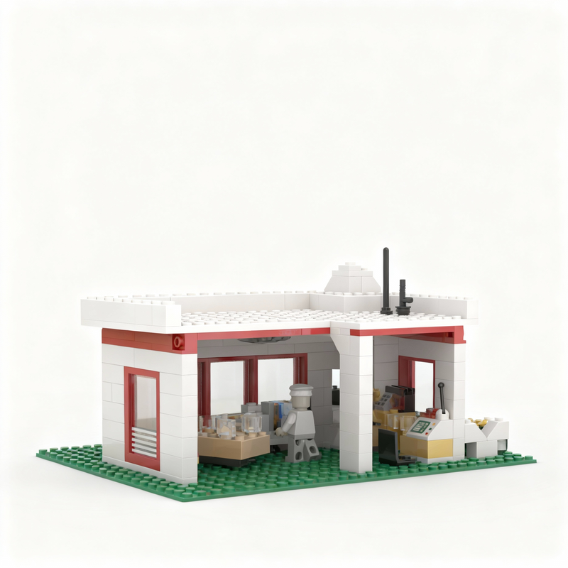 225 Piezas MOC Town, Centro Co - Kids Education Centre reseña y precio