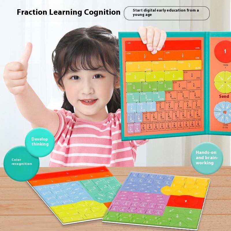 1 Juego de azulejos de fracció - Math Manipulative Set reseña y precio