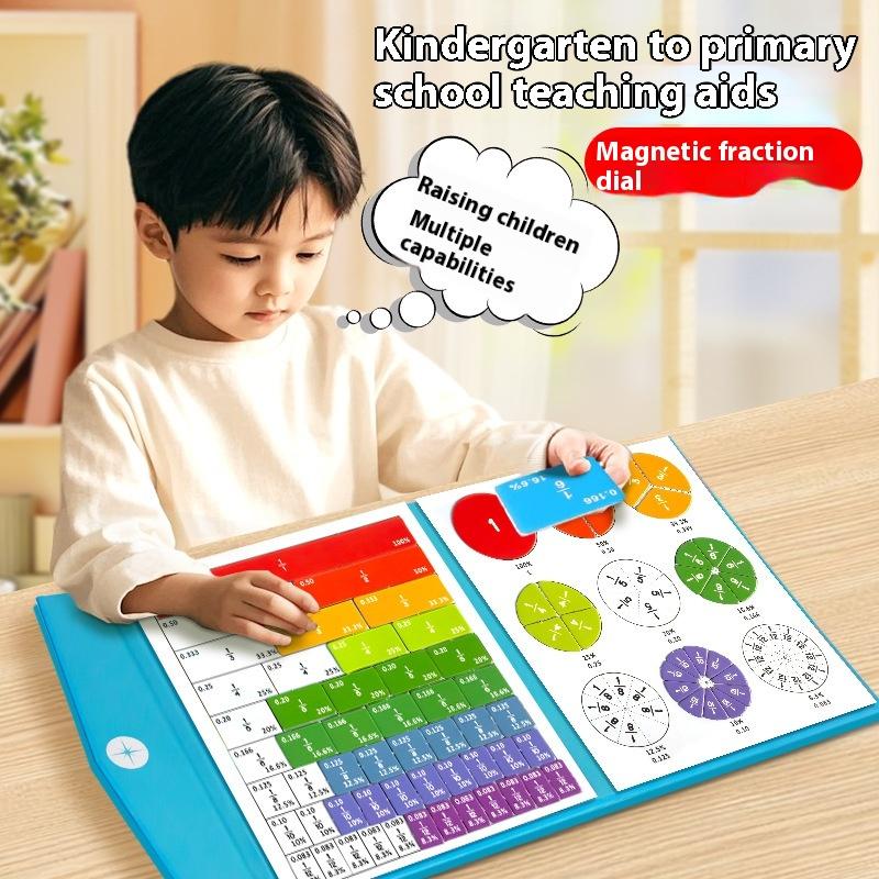 1 Juego de azulejos de fracció - Math Manipulative Set reseña y precio