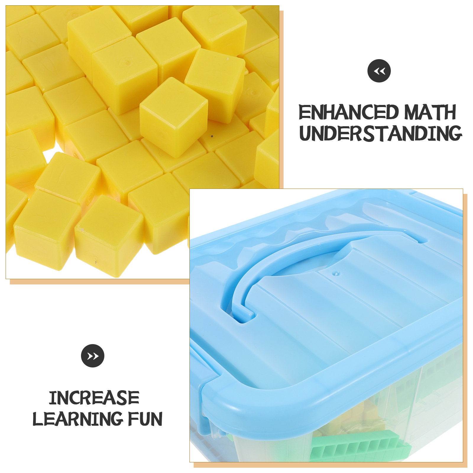 1 Juego de Bloques de Base Die - Math Manipulative Set reseña y precio