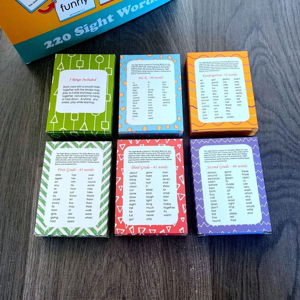 Tarjetas Flash de palabras con - Sight Word Game reseña y precio
