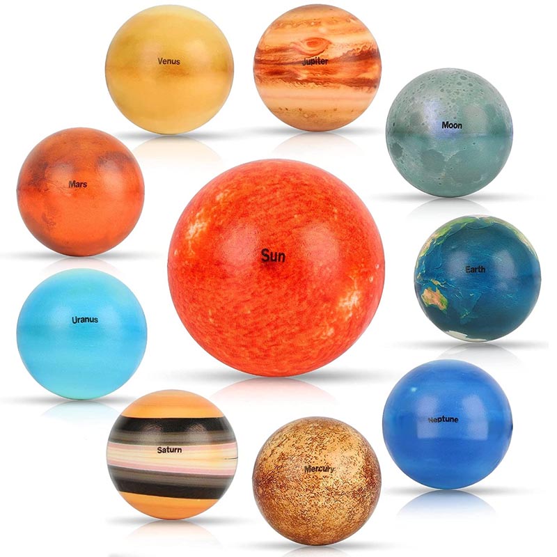 Bola antiestrés de planetas de - Kids Education System reseña y precio