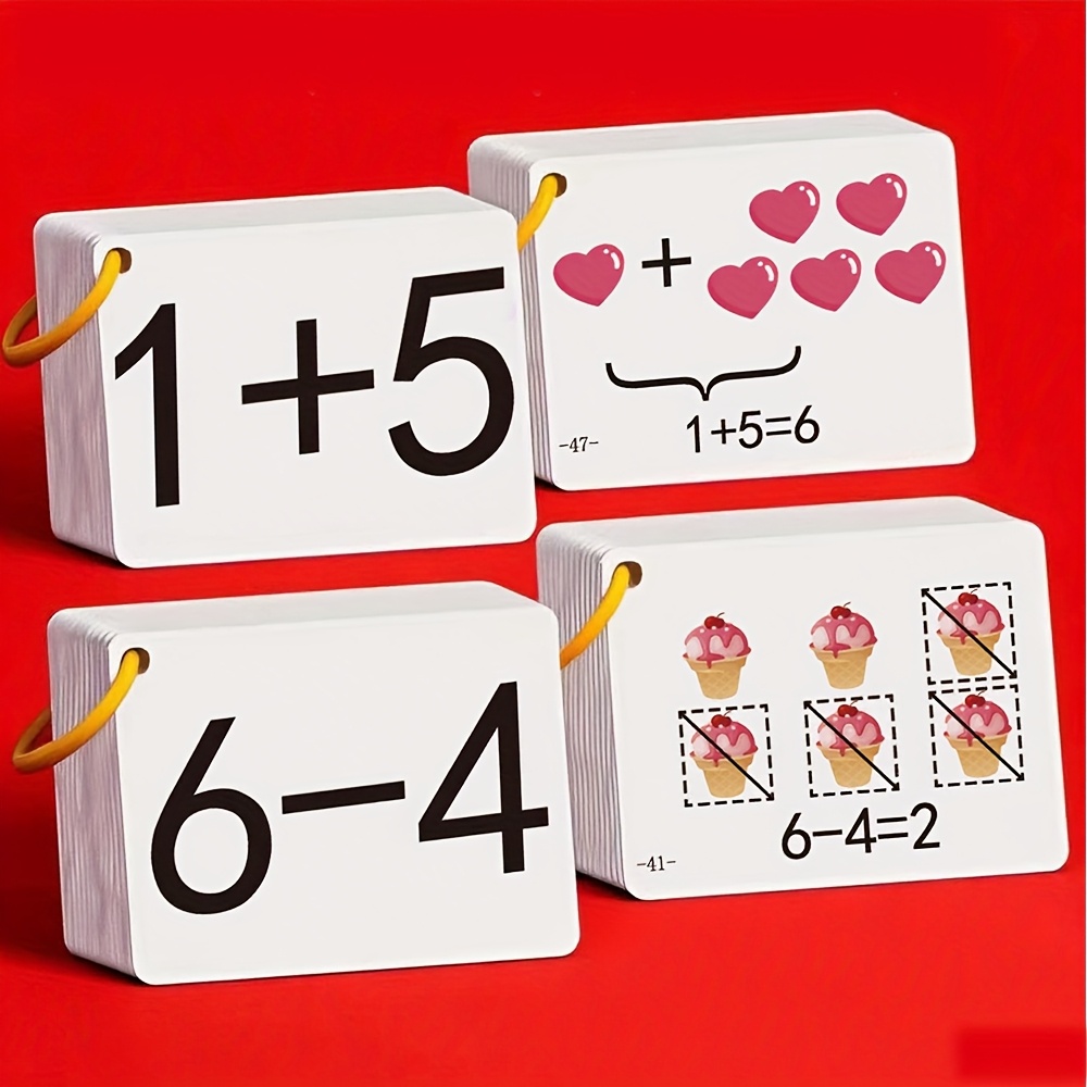 132 tarjetas de suma y resta,  - Math Manipulative Set reseña y precio