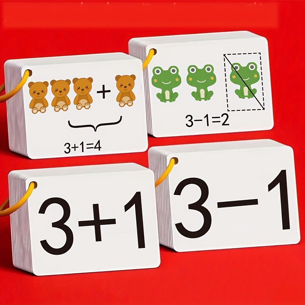 132 tarjetas de suma y resta,  - Math Manipulative Set reseña y precio