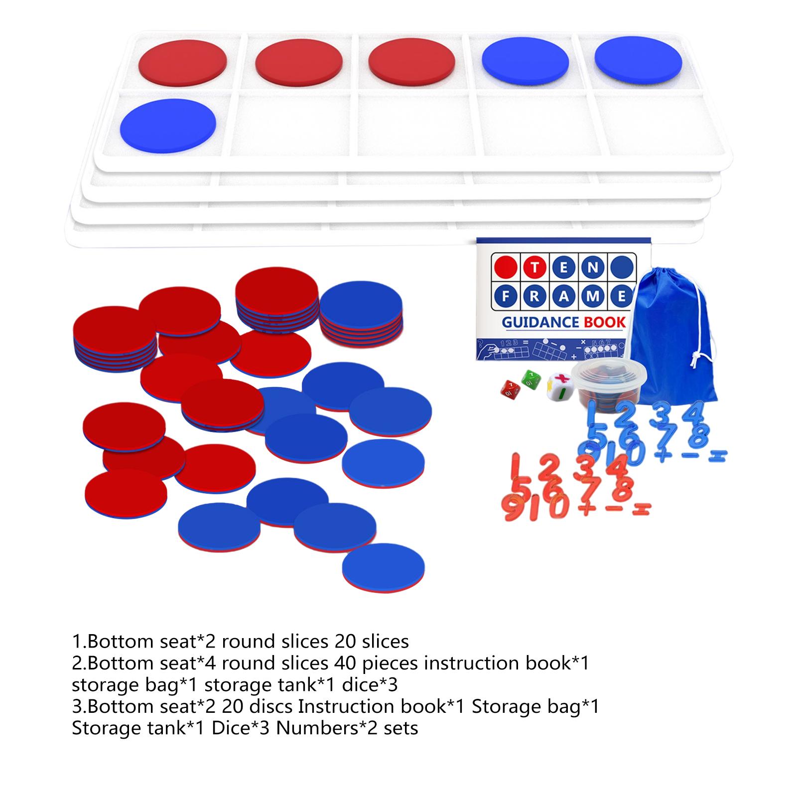 Juego de diez contadores de pl - Math Manipulative Set reseña y precio