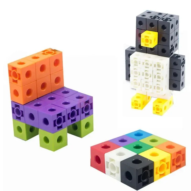 Juego de 100 cubos Math Link,  - Math Manipulative Set reseña y precio