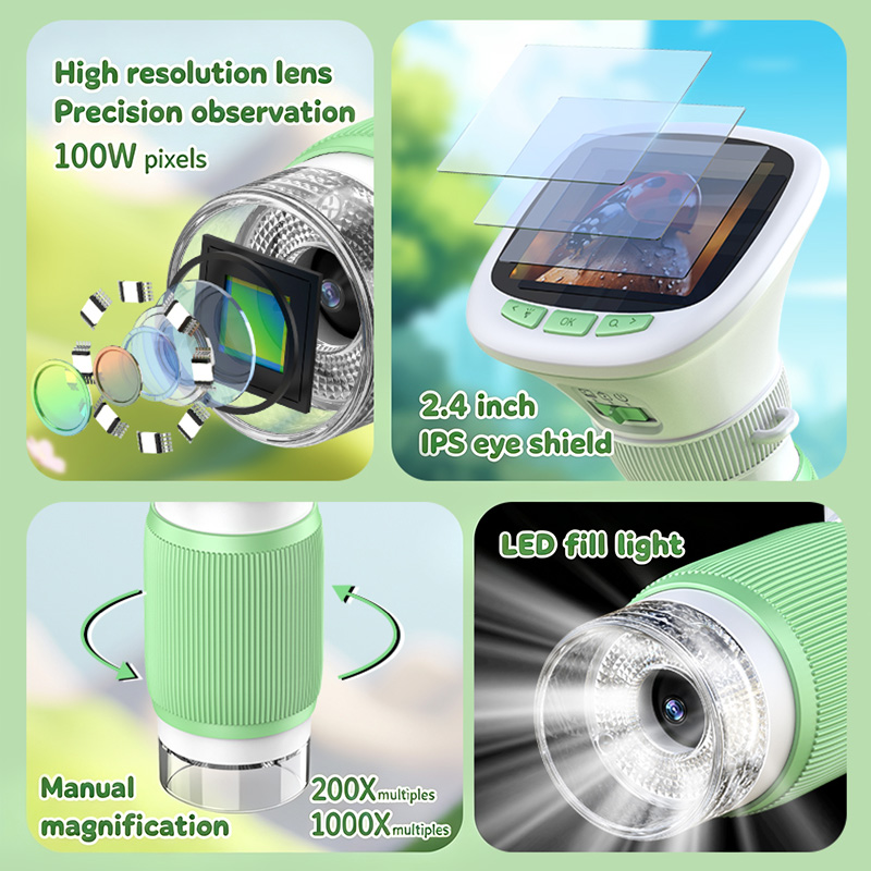 Microscopio Digital Portátil p - Kids Definition Of Education reseña y precio