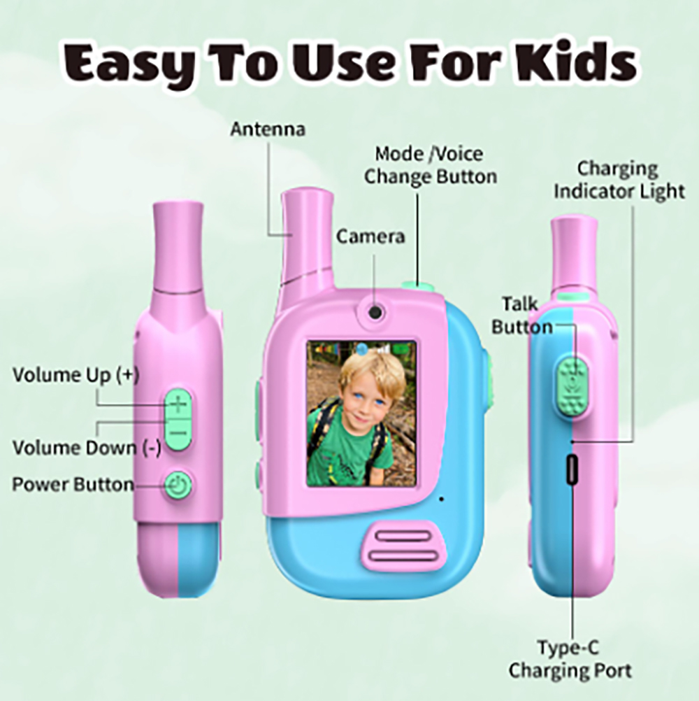 Paquete de 2 Walkie Talkies Re - Kids Educational Game 2 reseña y precio
