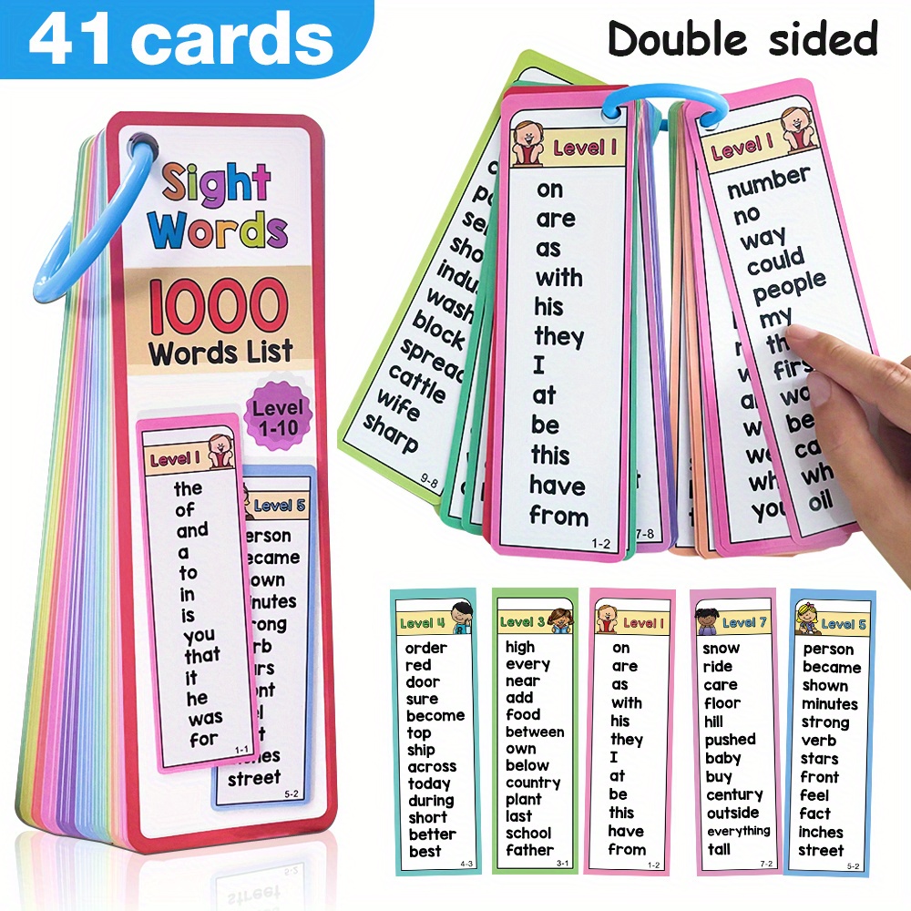 Tarjetas Flash de 1000 palabra - Sight Word Game reseña y precio